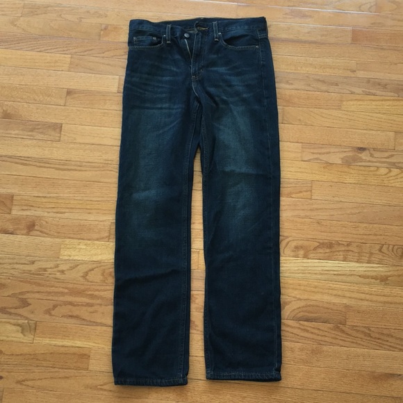 NEVER WORN Blue Straight Fit Jeans 30x32 - Picture 1 of 4